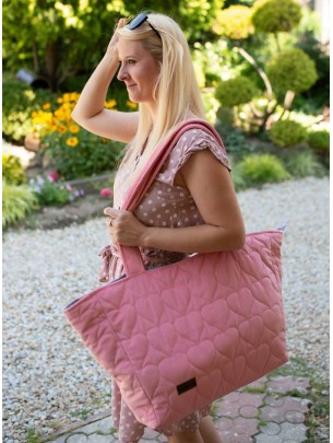Hearts Strawberry Shopper Bag